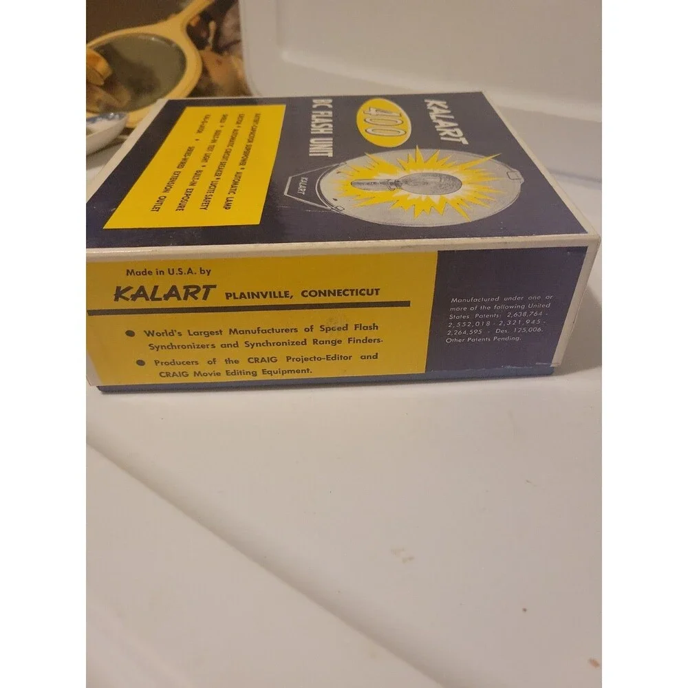 Kalart 400 BC Flash Unit- Box And Cord ONLY !!!!READ!!!!